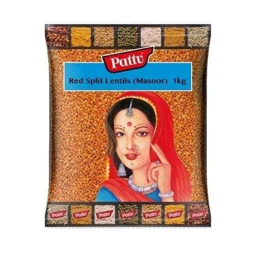 Pattu Red Split Lentils (Aust) 1kg