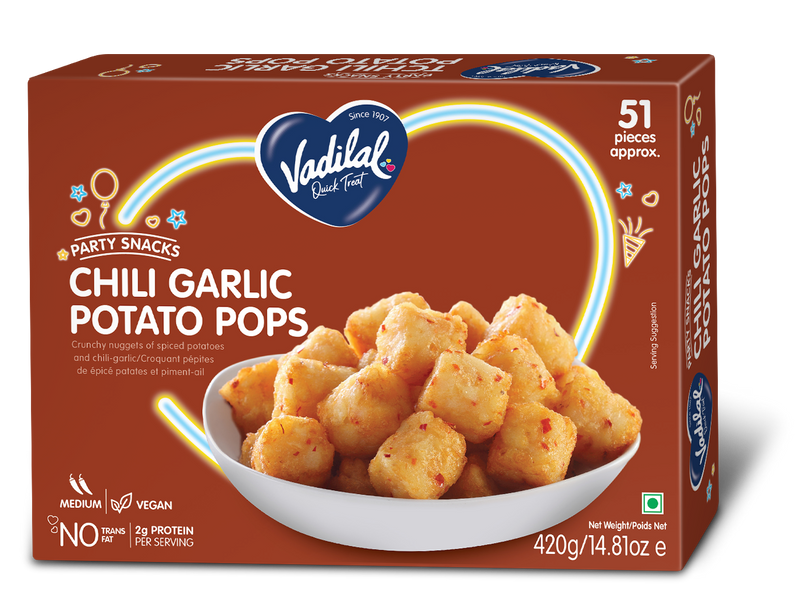Validal garlic potato posps 420 g