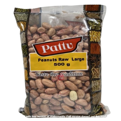 Pattu Peanuts Raw Large 500g