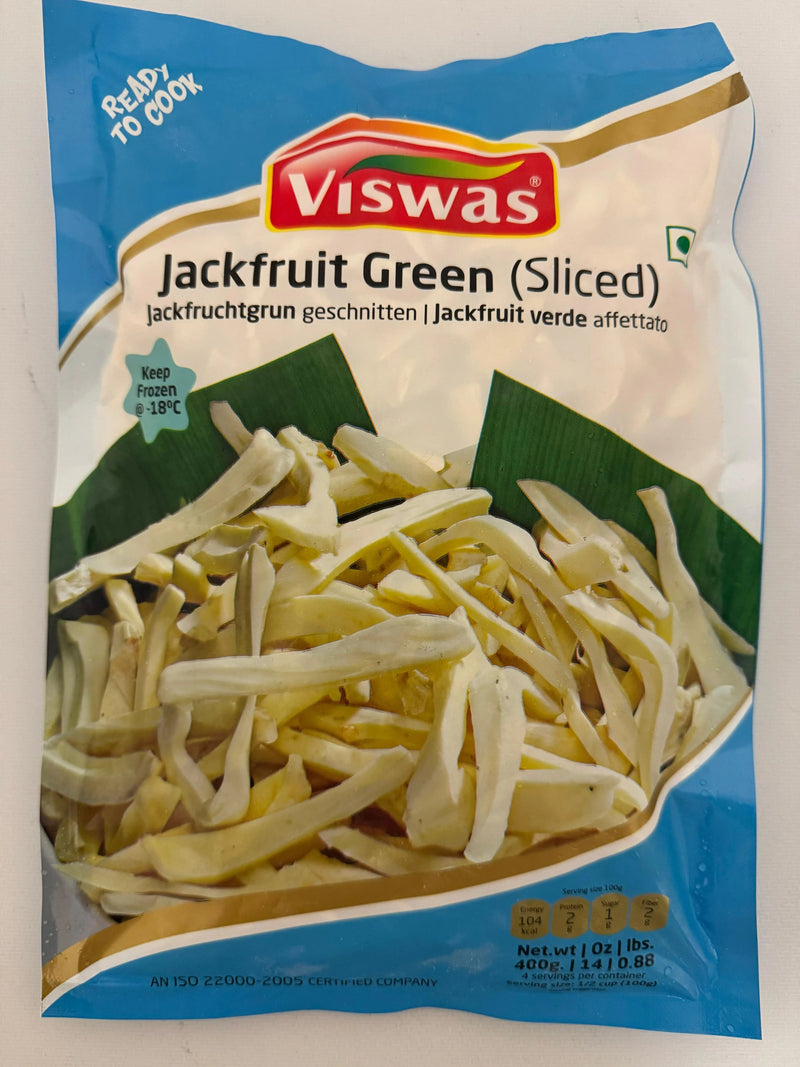 Viswas Jackfruit Green (Sliced) 400g