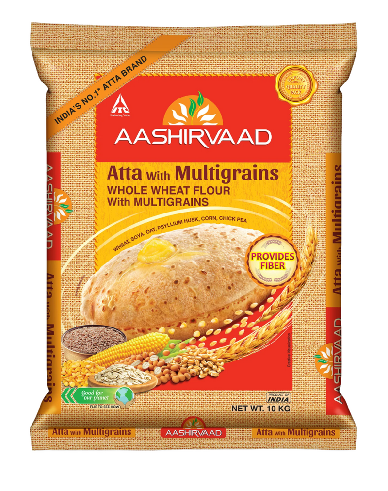 Aashirvaa Atta With Multigrains 10kg