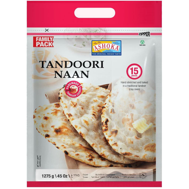 Ashoka Tandoori Naan Fmly Pck 15pc