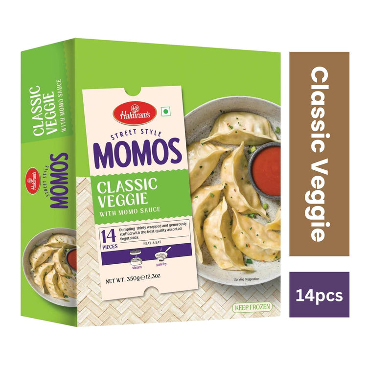 Haldiram's Classic Veggie Momos 14pc
