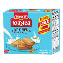 Load image into Gallery viewer, Britannia Toastea Milk Rusk 1.12kg
