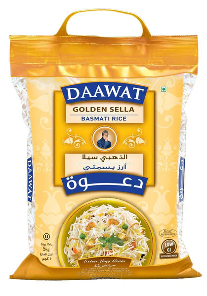 Daawat Golden Sella Basmati Rice 5kg