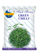 Daily Delight Green Chilli 400g package
