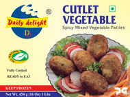 Daily Delight Vegetable Cutlet 454g