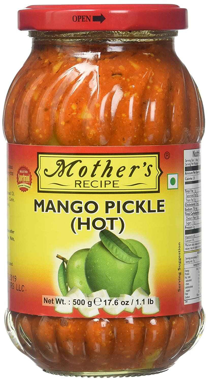 Mother's Recipe Hot Mango Pickle 500g